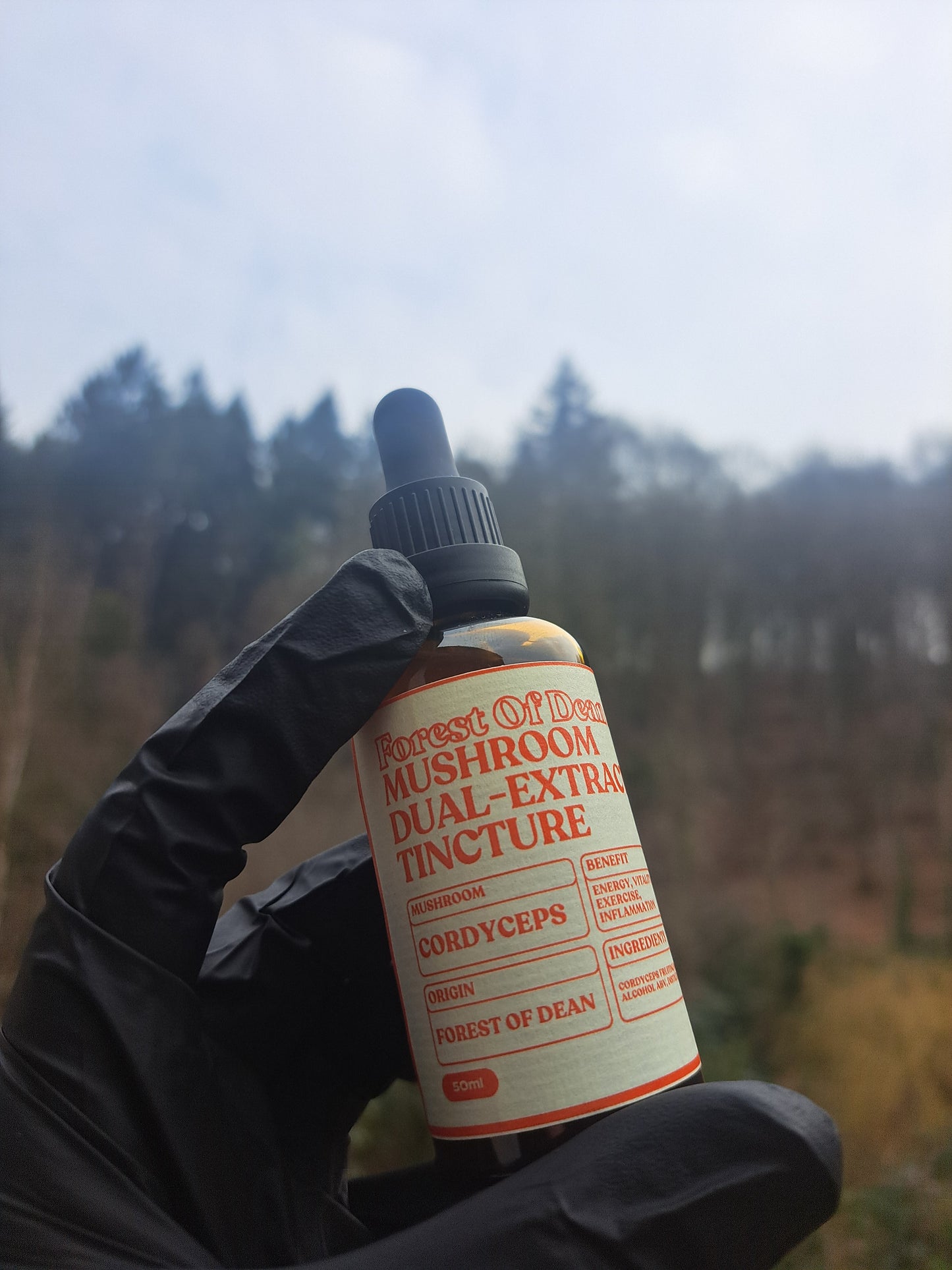 Cordyceps Mushroom 1:3 Dual-Extract Tincture